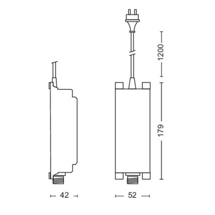 Philips - Toiteallikas 48W/12/230V IP67