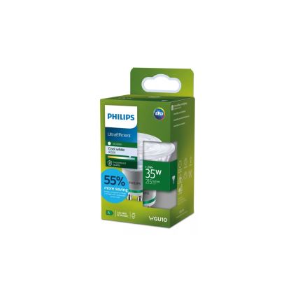 Philips ULTRAEFFICIENT LED-pirn PAR16 GU10/1,2W/230V 4000K