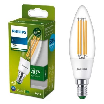 Philips ULTRAEFFICIENT VINTAGE LED-pirn B35 E14/2,3W/230V 3000K