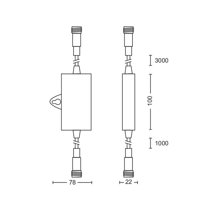 Philips - Väli hämarikuandur taimeriga IP44