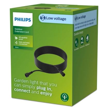 Philips - Väli pikendusjuhe 10m IP67