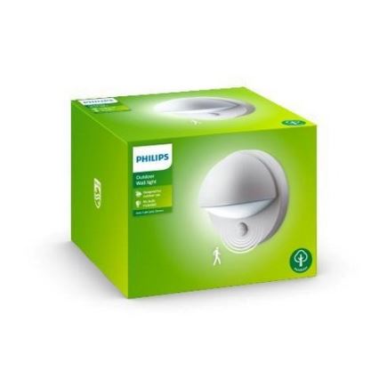 Philips - Väli seinavalgusti anduriga 1xE27/12W/230V IP44