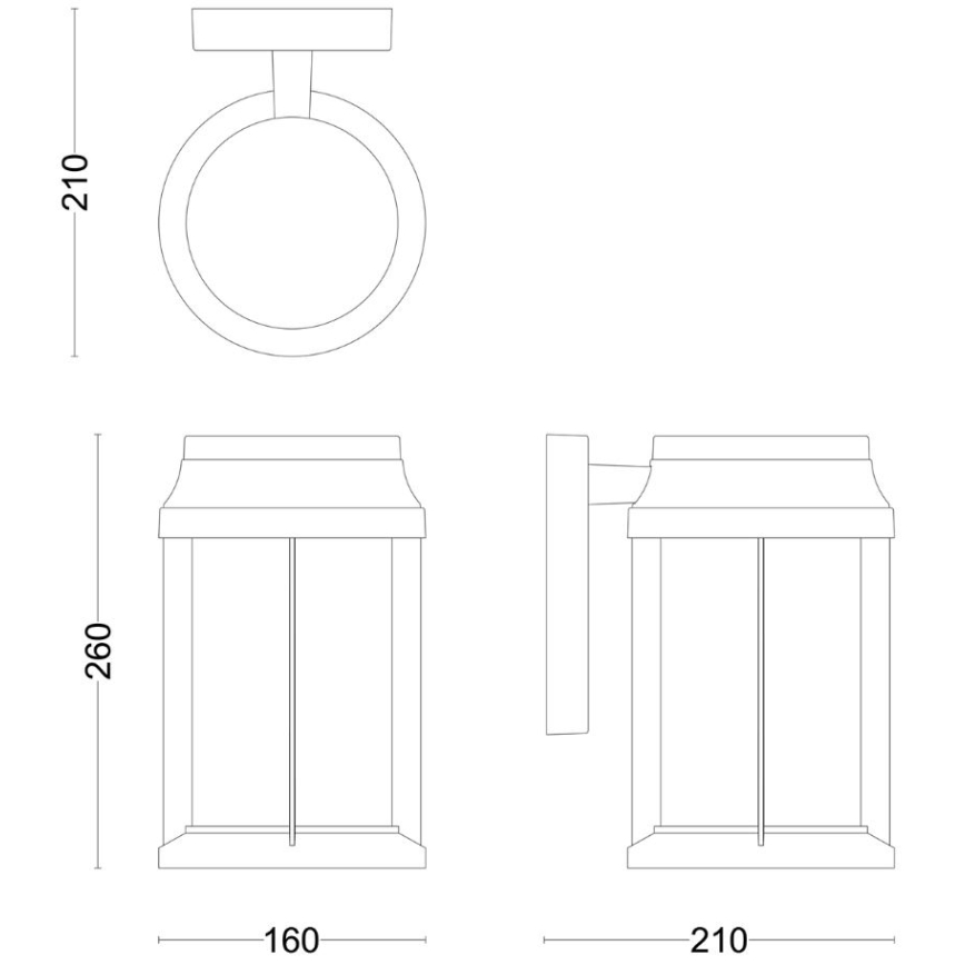 Philips - Väli seinavalgusti BELLINI 1xE27/25W/230V IP44