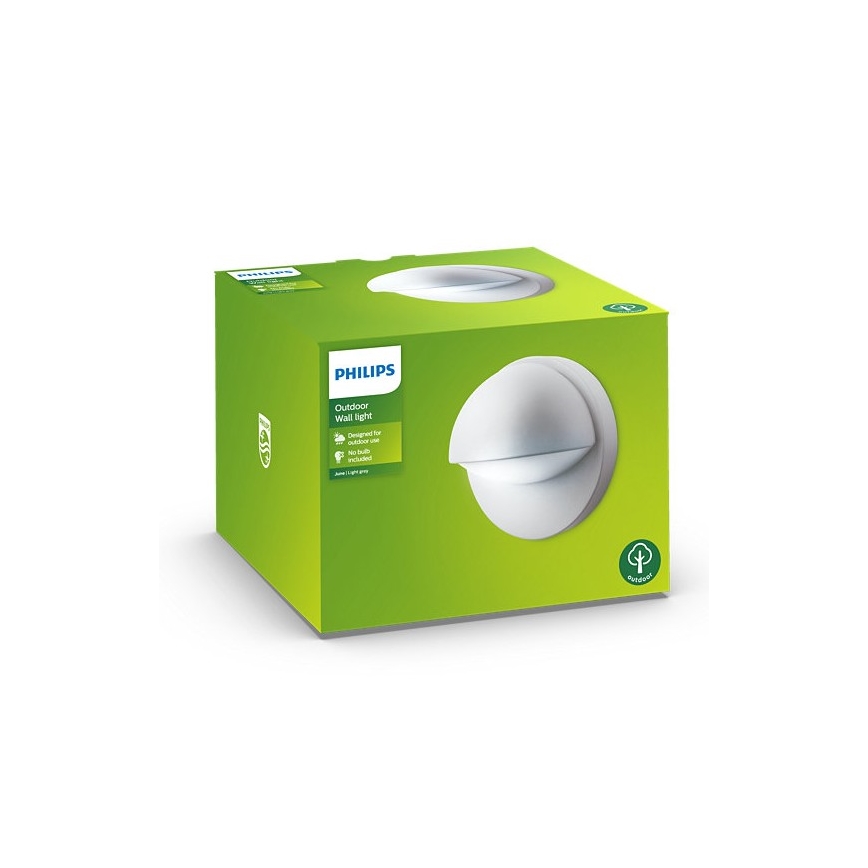 Philips - Väli seinavalgusti JUNE 1xE27/12W/230V IP44