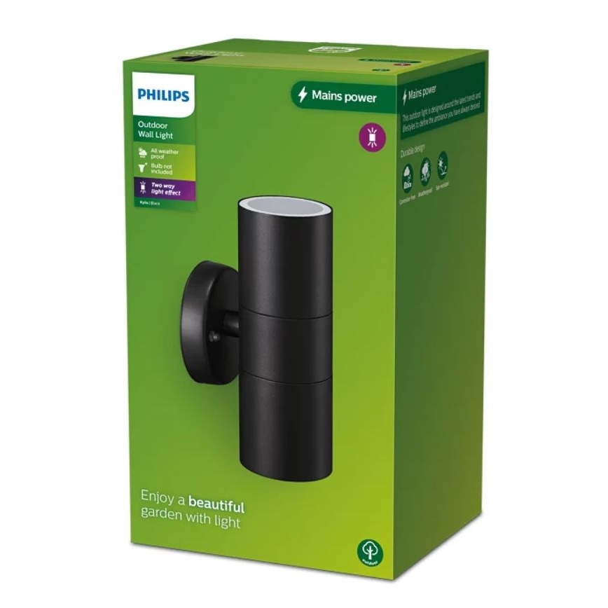 Philips - Väli seinavalgusti KYLIS 2xGU10/25W/230V IP44