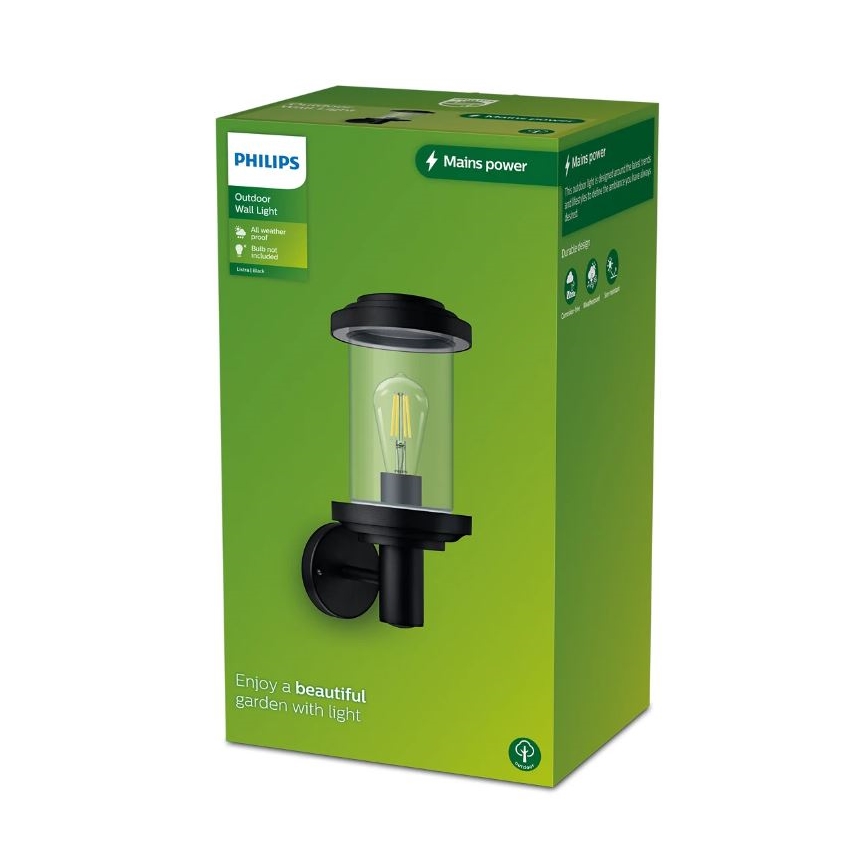 Philips - Väli seinavalgusti LISTRA 1xE27/25W/230V IP44