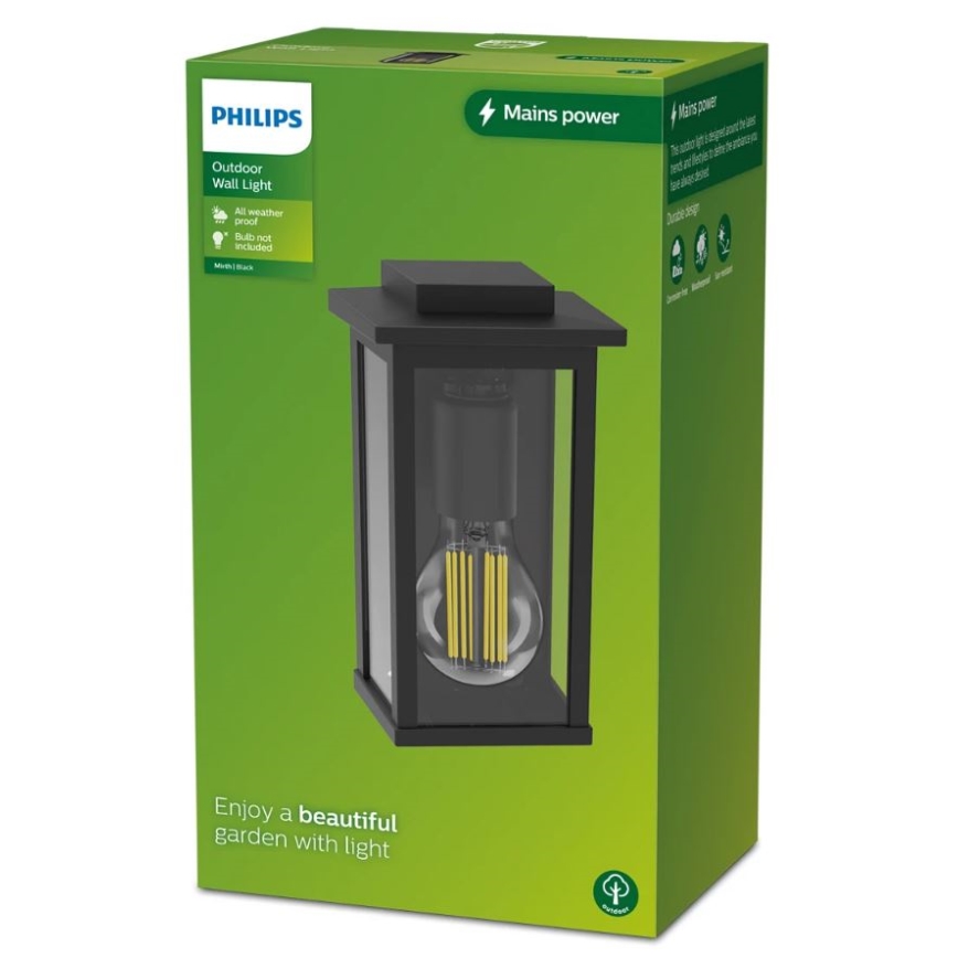 Philips - Väli seinavalgusti MIRTH 1xE27/25W/230V IP44