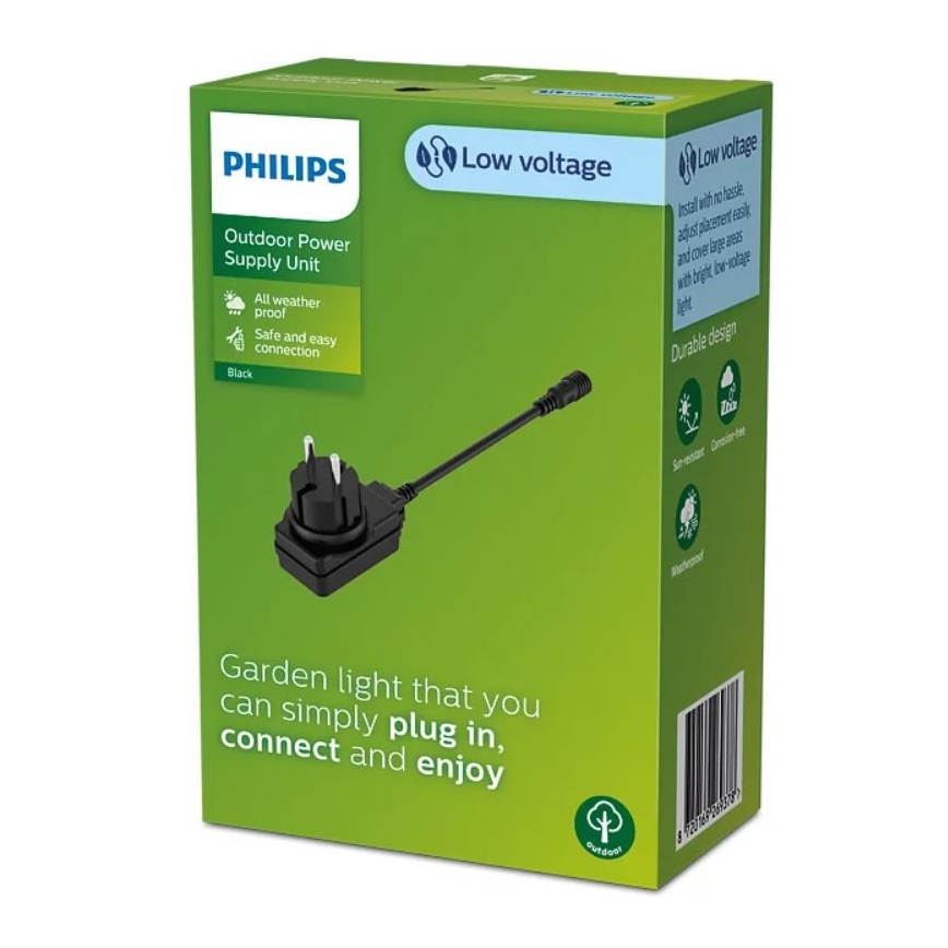 Philips - Väli toitevõrguadapter GARDENLINK 12W/24/230V IP44