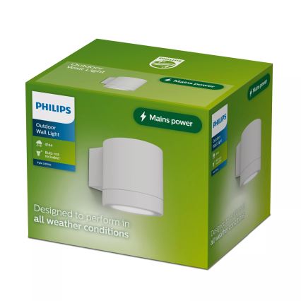Philips - Välisseinavalgusti FYLX 1xGU10/5W/230V valge IP44