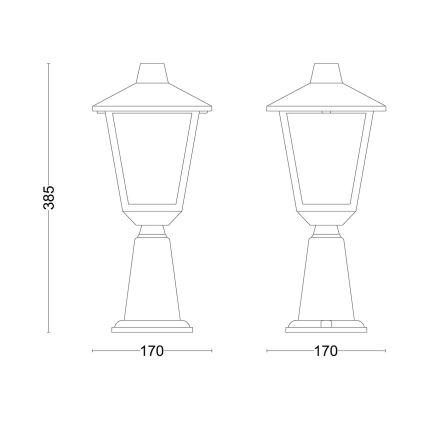 Philips - Välivalgusti KINNO 1xE27/25W/230V IP44
