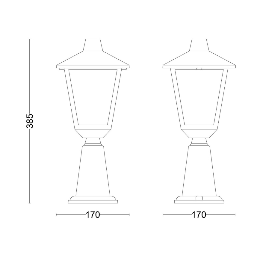 Philips - Välivalgusti KINNO 1xE27/25W/230V IP44