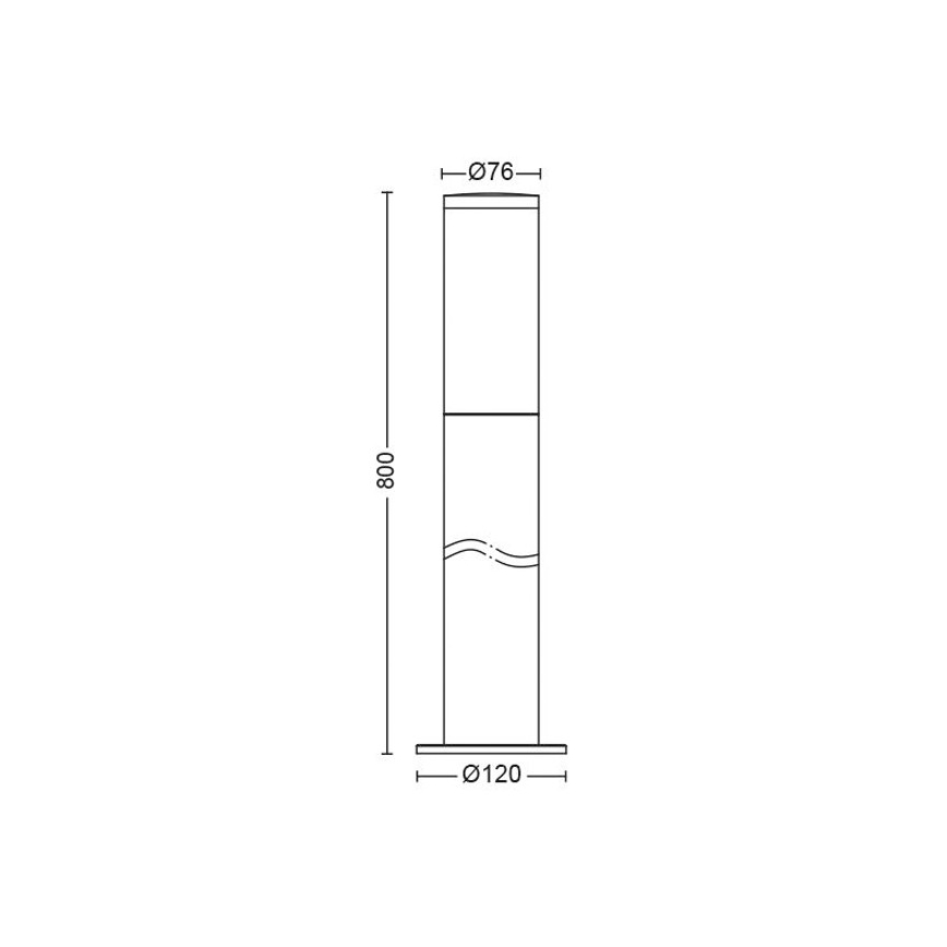 Philips - Välivalgusti 1xE27/20W/230V 80 cm IP44