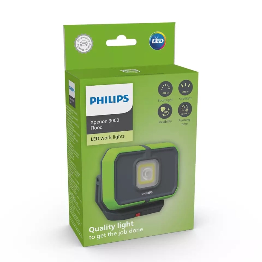 Philips X30FLX1 - LED Hämardatav laetav töövalgusti LED/10W/3,7V 1000 lm 4400 mAh IP65