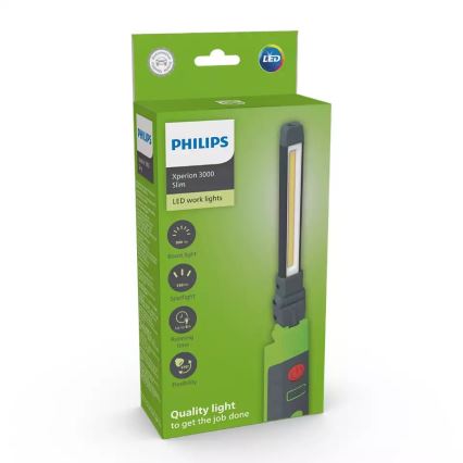 Philips X30SLIMX1 - LED Hämardatav laetav taskulamp XPERION LED/5W/3,7V 500 läikiv 2500 mAh