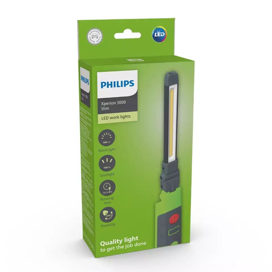 Philips X30SLIMX1 - LED Hämardatav laetav taskulamp XPERION LED/5W/3,7V 500 läikiv 2500 mAh