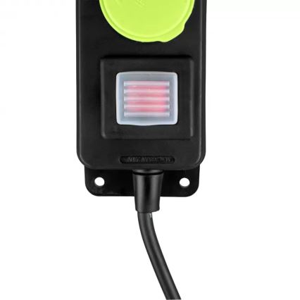 Pikendusjuhe 3-pesaline, lülitiga, 5m, IP44