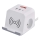 Pikendusjuhe kuubik juhtmevaba laadijaga QI 2Z +2xUSB-A+1xUSB-C 2m valge