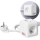 Pikendusjuhe kuubik lülitiga LINEA 3x230V + 4xUSB A/C valge