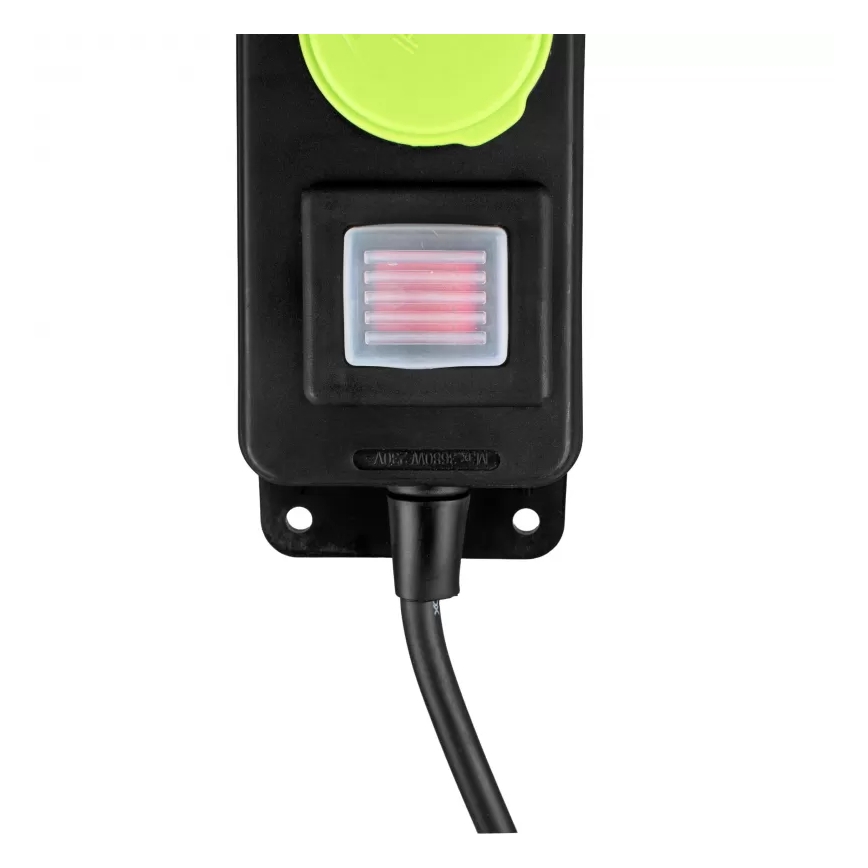 Pikendusjuhe lülitiga, 3-pesaline, 10 m, IP44