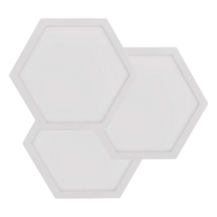 KOMPLEKT 3x LED RGBIC+CCT Hämardatav valguspaneel - pikendus 3xLED/1,8W/230V Wi-Fi Tuya