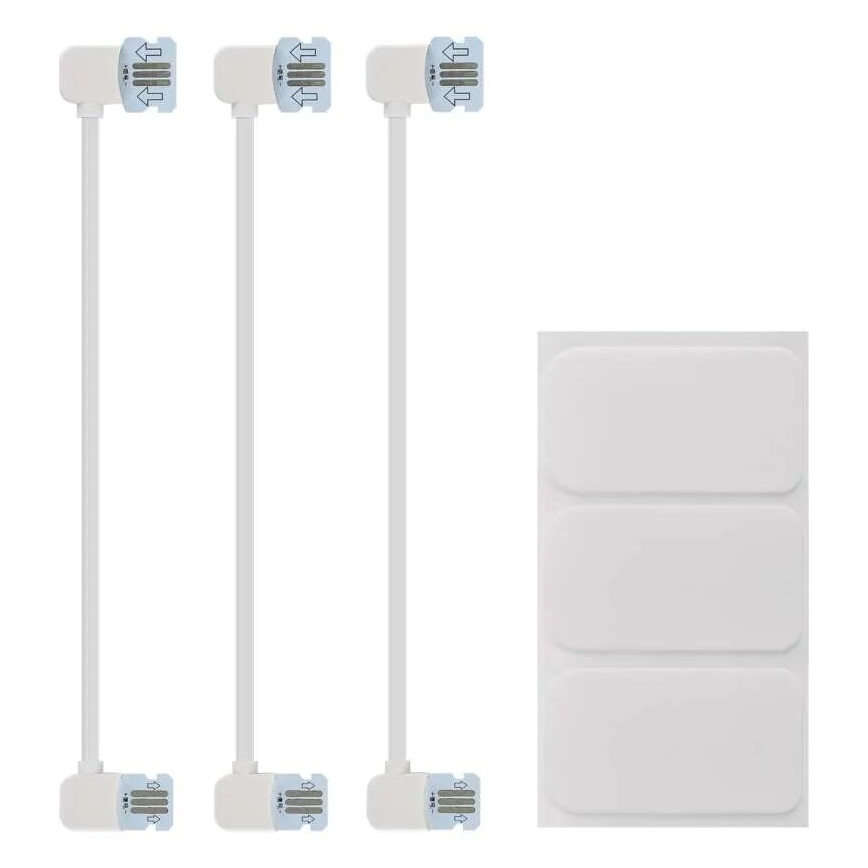 KOMPLEKT 3x LED RGBIC+CCT Hämardatav valguspaneel - pikendus 3xLED/1,8W/230V Wi-Fi Tuya