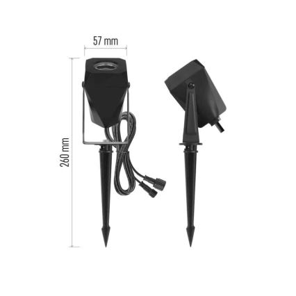LED RGBIC Hämardatav väli lamp GoSmart - pikendus LED/1,5W/230V 3000-6500K IP65 Wi-Fi Tuya