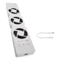 Pikenduskomplekt radiaatori ventilaatorile 5V valge