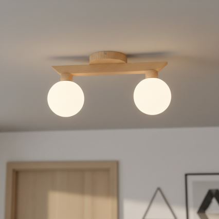 Pindpaigaldatav lühter ANTONIO 2xG9/5W/230V tamm/valge