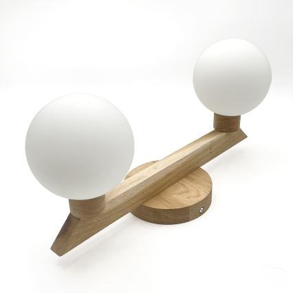 Pindpaigaldatav lühter ANTONIO 2xG9/5W/230V tamm/valge