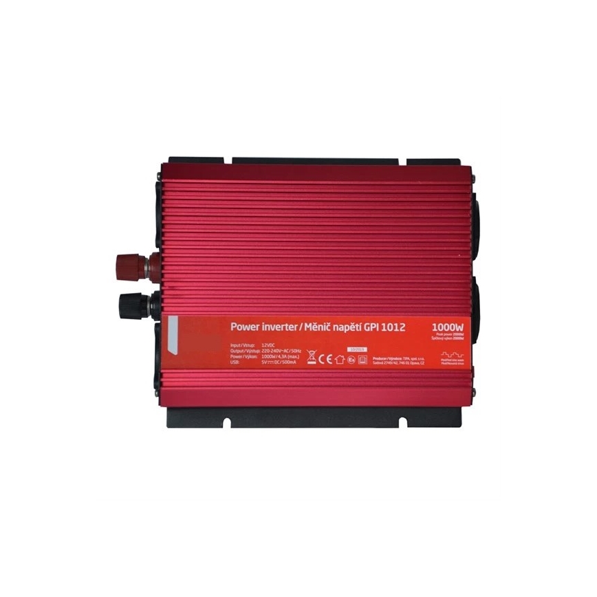 Pingemuundur 1000W/12/230V + USB
