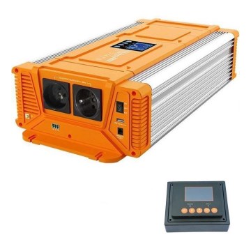 Pingemuundur 3000W/12V/230V + juhtmega kaugjuhtimispult