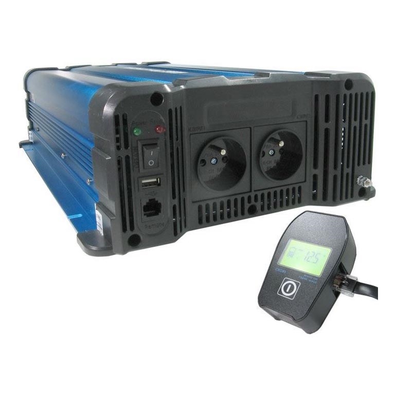 Pingemuundur 4000W/12V/230V + juhtmega kaugjuhtimispult