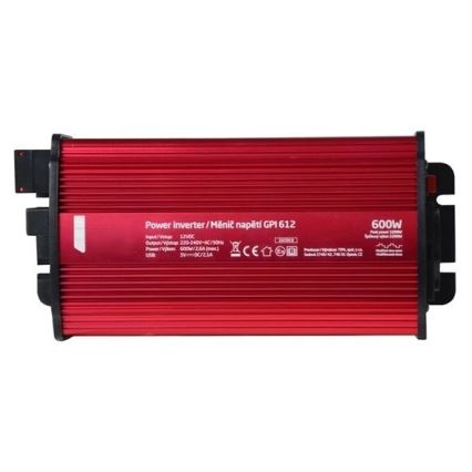 Pingemuundur 600W/12/230V + USB