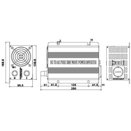 Pingemuundur 600W/24V/230V