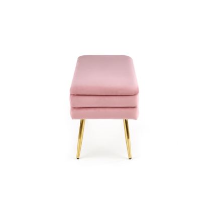 Pink hoiuruumiga VELVA 37x78 cm roosa/kuldne