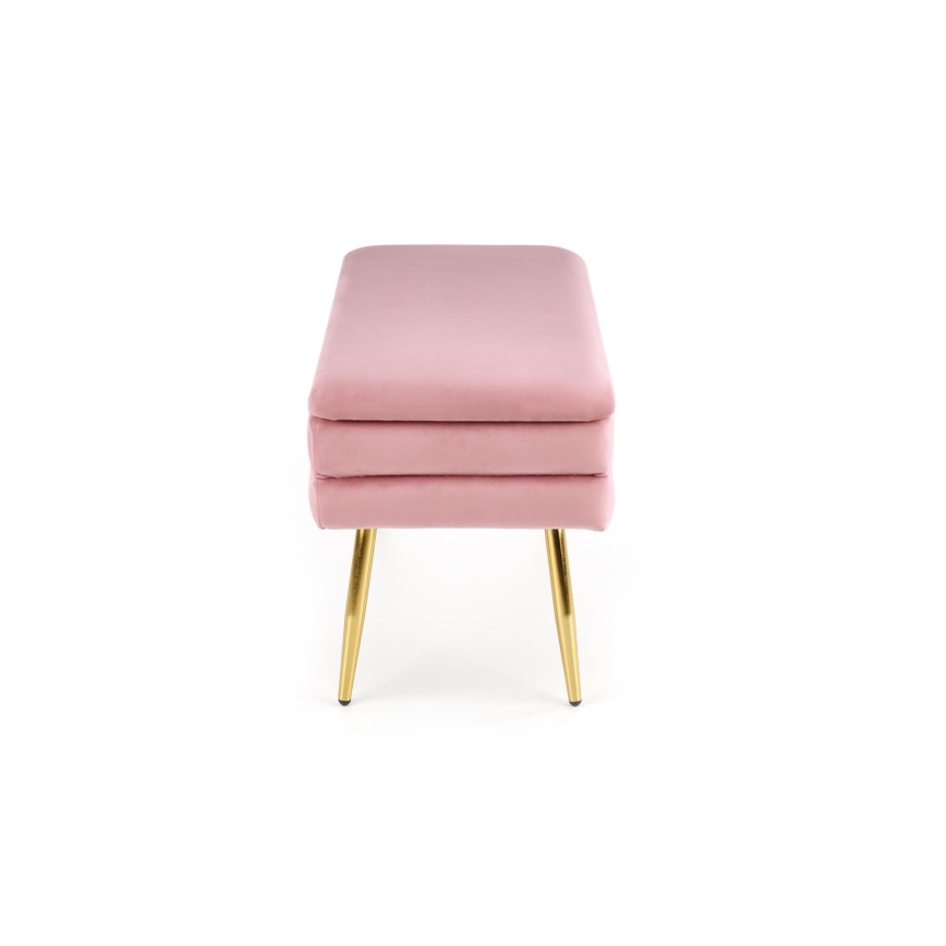 Pink hoiuruumiga VELVA 37x78 cm roosa/kuldne