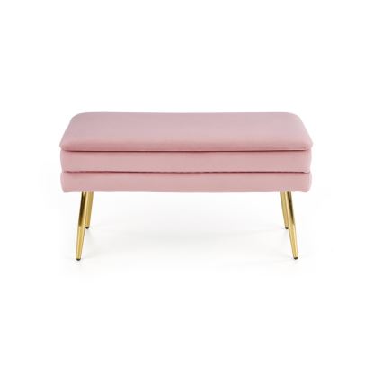 Pink hoiuruumiga VELVA 37x78 cm roosa/kuldne