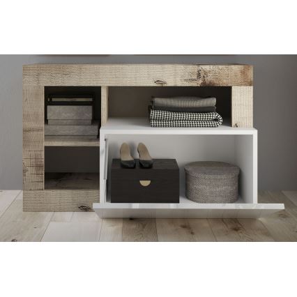 Pink LENOR valge/pruun