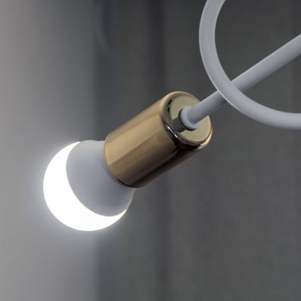 Pinna peale kinnitatav laelühter OXFORD 5xE27/15W/230V kuldne/valge