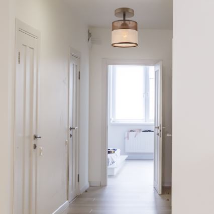 Pinnale kinnitatav lühter ANDREA 1xE27/60W/230V pöök