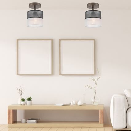 Pinnale kinnitatav lühter ANDREA 1xE27/60W/230V pöök