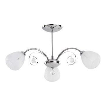 Pinnale kinnitatav lühter APOLLO 3xE14/10W/230V läikiv kroom