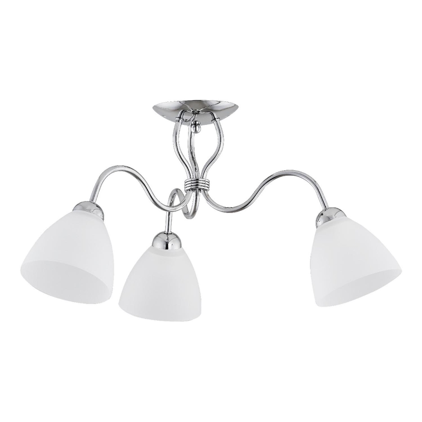 Pinnale kinnitatav lühter ARIEL 3xE27/15W/230V läikiv kroom