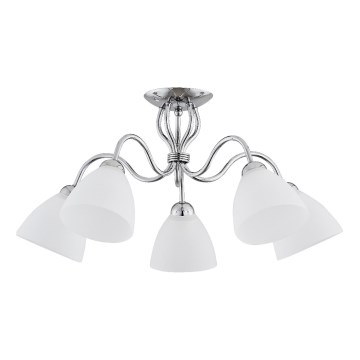 Pinnale kinnitatav lühter ARIEL 5xE27/15W/230V läikiv kroom