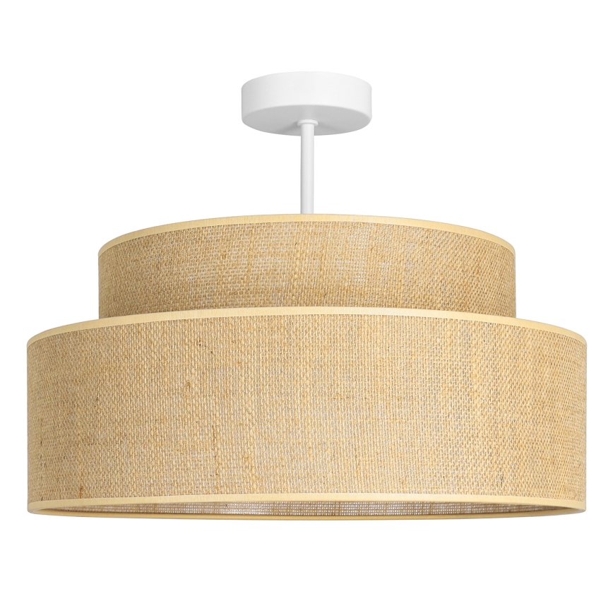 Pinnale kinnitatav lühter BOHO 1xE27/60W/230V beež