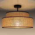 Pinnale kinnitatav lühter BOHO 1xE27/60W/230V d. 40 cm beež