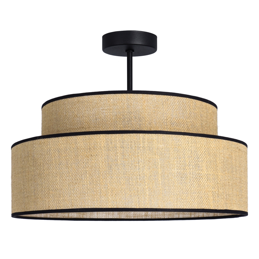 Pinnale kinnitatav lühter BOHO 1xE27/60W/230V d. 40 cm beež