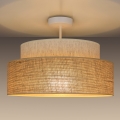 Pinnale kinnitatav lühter BOHO 1xE27/60W/230V d. 40 cm kreemikas/beež