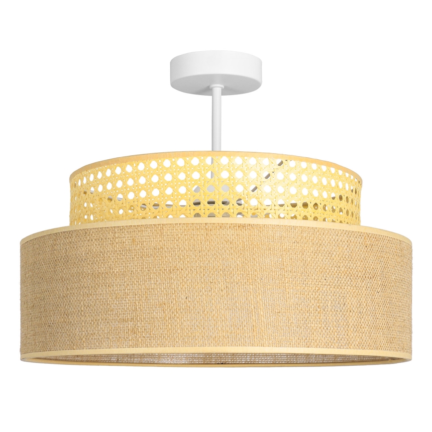 Pinnale kinnitatav lühter BOHO 1xE27/60W/230V rotang