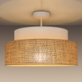 Pinnale kinnitatav lühter BOHO 1xE27/60W/230V valge/beež